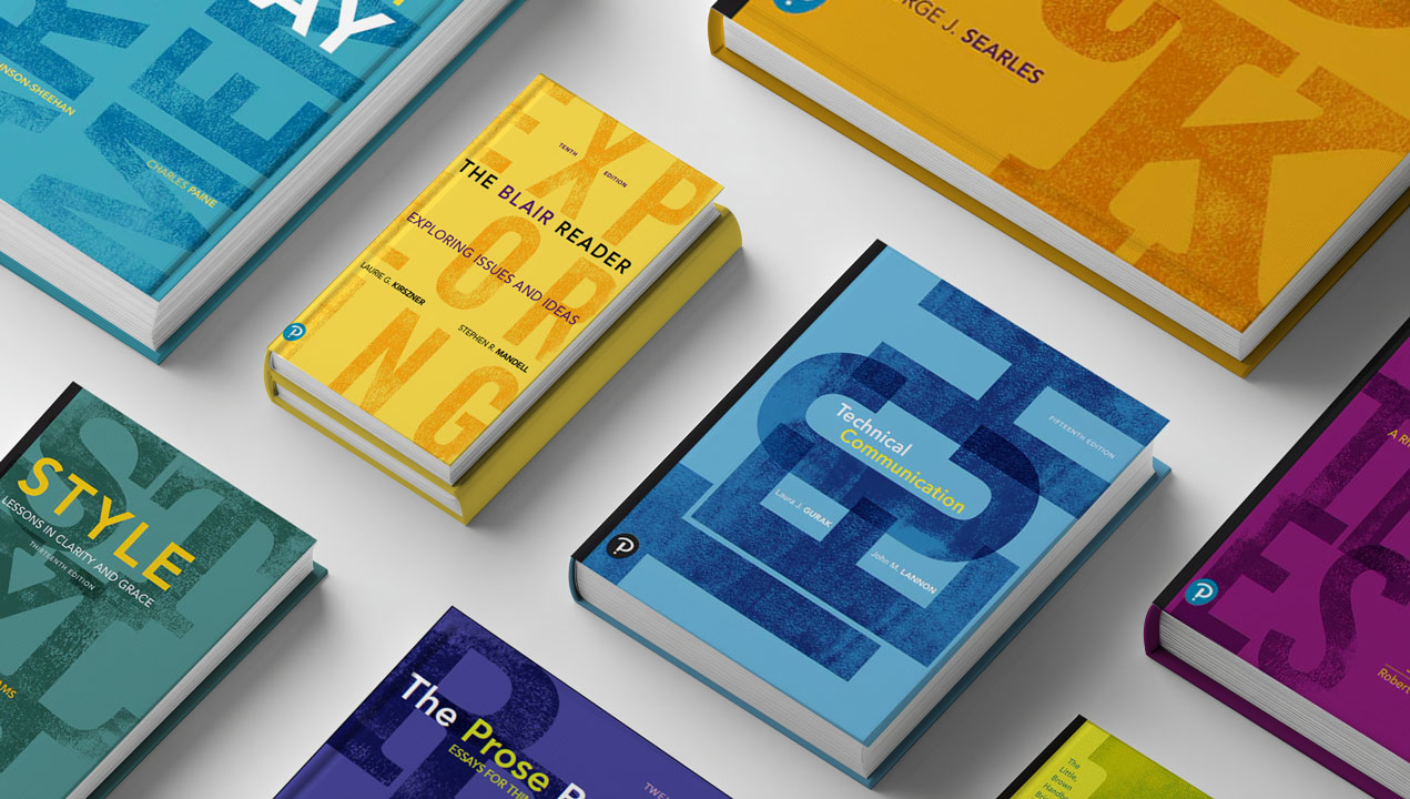 Pearson English Series, cover design, branding